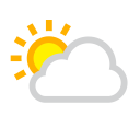 Weather is Partly cloudy