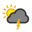 Weather icon at 15:00 for Madagascar