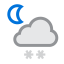 Moderate or heavy snow showers